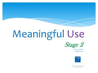 Meaningful Use