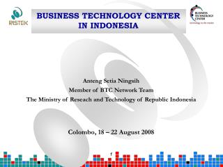 BUSINESS TECHNOLOGY CENTER IN INDONESIA