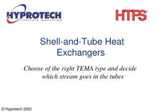 Shell-and-Tube Heat Exchangers