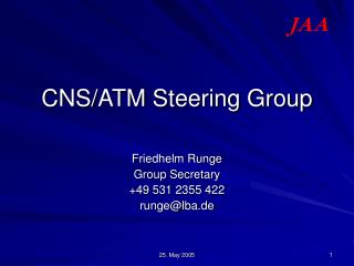CNS/ATM Steering Group