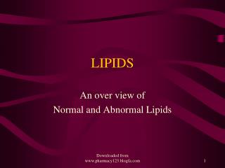 LIPIDS