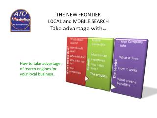 THE NEW FRONTIER LOCAL and MOBILE SEARCH Take advantage with…