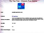Tic Tac Toe - Classic Fun Game