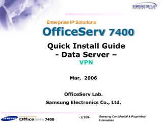 OfficeServ 7400