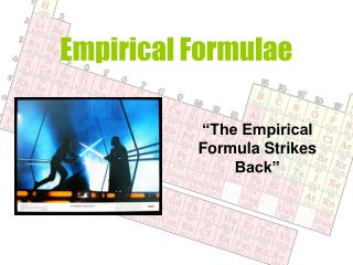 Empirical Formulae