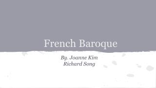 French Baroque