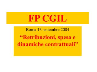 FP CGIL