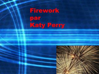 Firework par Katy Perry