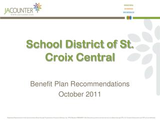 School District of St. Croix Central
