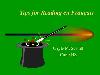 Tips for Reading en Français