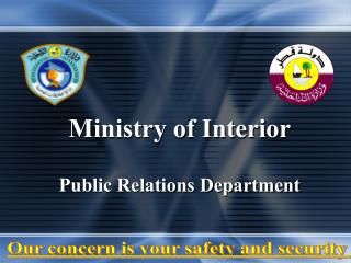 Ministry of Interior Public Relations Department