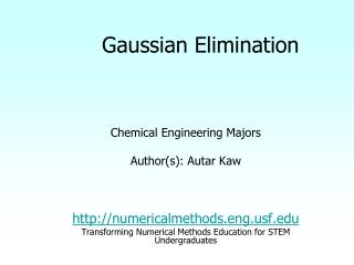 Gaussian Elimination