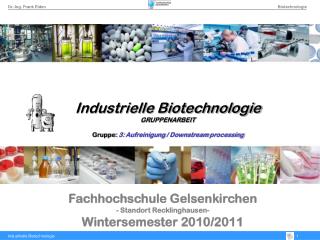 Fachhochschule Gelsenkirchen - Standort Recklinghausen- Wintersemester 2010/2011