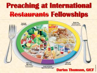 Preaching at International Restaurants Fellowships