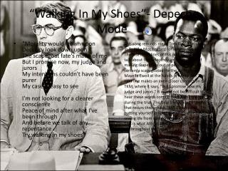 “Walking In My Shoes”- Depeche Mode