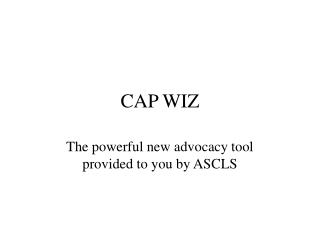 CAP WIZ