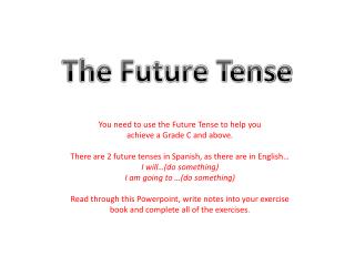 The Future Tense