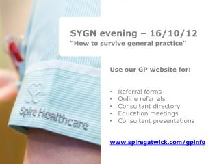 SYGN evening – 16/10/12