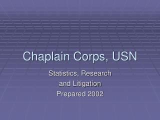 Chaplain Corps, USN