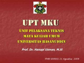 UPT MKU