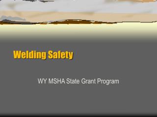 Welding Safety