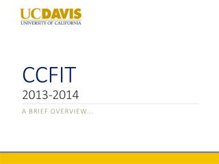 CCFIT 2013-2014