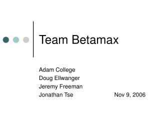 Team Betamax