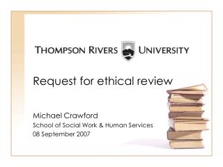 Request for ethical review