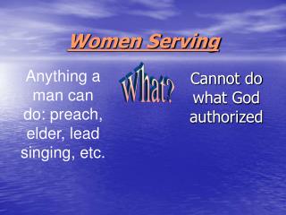 Women Serving