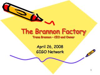 The Brannon Factory Trena Brannon – CEO and Owner