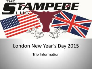 London New Year’s Day 2015