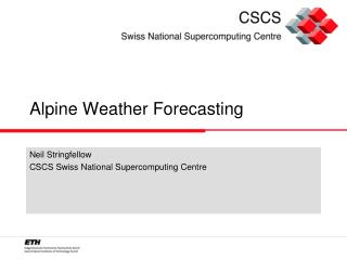 Alpine Weather Forecasting