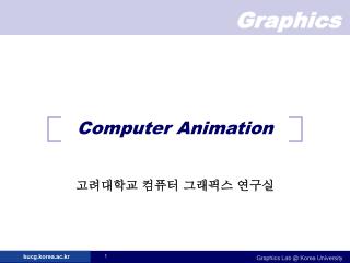 Computer Animation