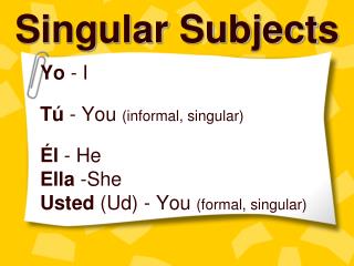 Singular Subjects
