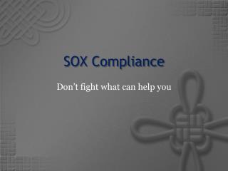 SOX Compliance