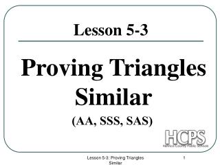 Lesson 5-3