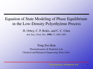 Equation of State Modeling of Phase Equilibrium in the Low-Density Polyethylene Process