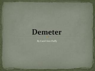 Demeter