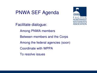 PNWA SEF Agenda