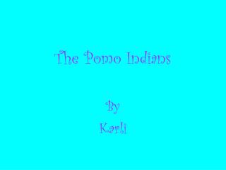 The Pomo Indians
