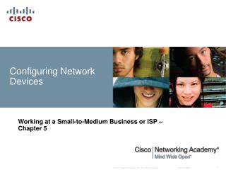 Configuring Network Devices