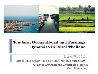 Non-farm Occupational and Earnings Dynamics in Rural Thailand