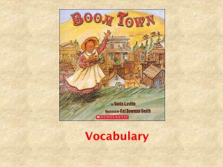 Vocabulary