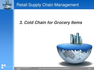 Retail Supply Chain Management