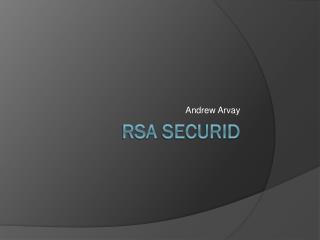 RSA SecurID