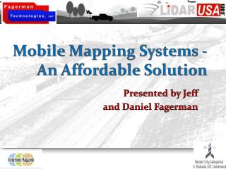 Mobile Mapping Systems - An Affordable Solution