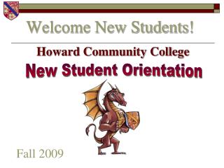 Welcome New Students!