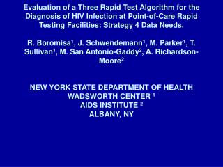 Description of test data for 11 A1+/A2+ Western blot indeterminate specimens.