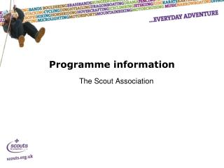 Programme information