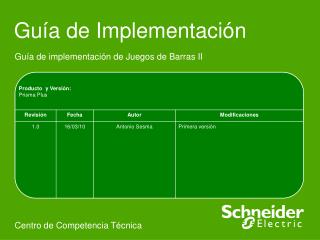 Guía de Implementación